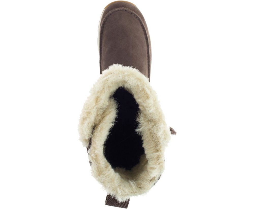 Merrell Støvler Dame - Approach Sage Tall Polar Waterproof - Brune - MNW309741